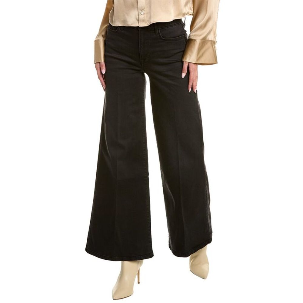 Frame Denim Charcoal Wide Leg Jeans